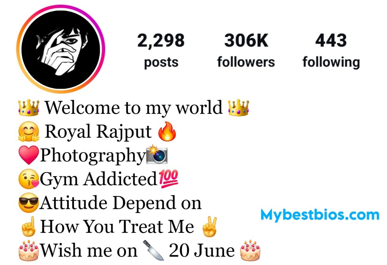 Rajput Bio For Instagram For Boys